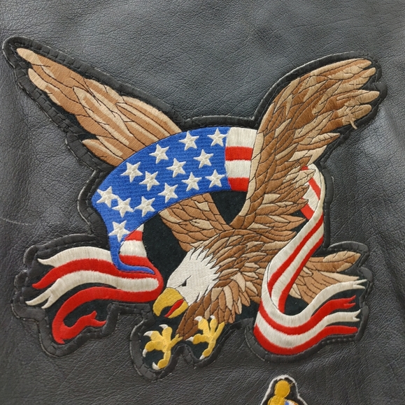 Vintage Leather Jacket Size 52 Men's - Picture 3 of 13